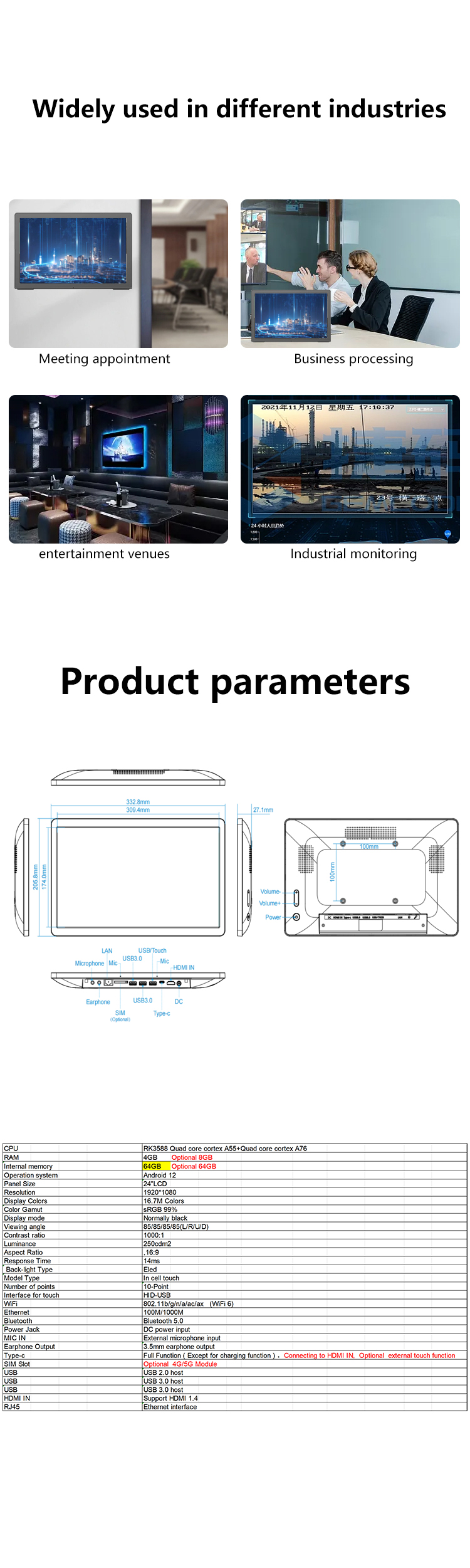 Custom Android Tablet, support OEM/ODM