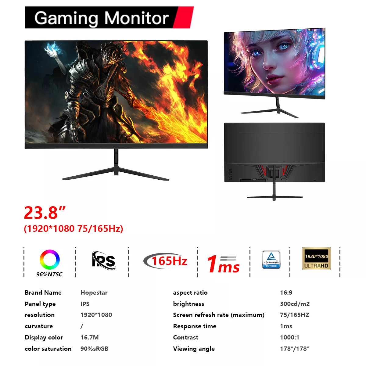 Custom gaming monitor, support OEM/ODM