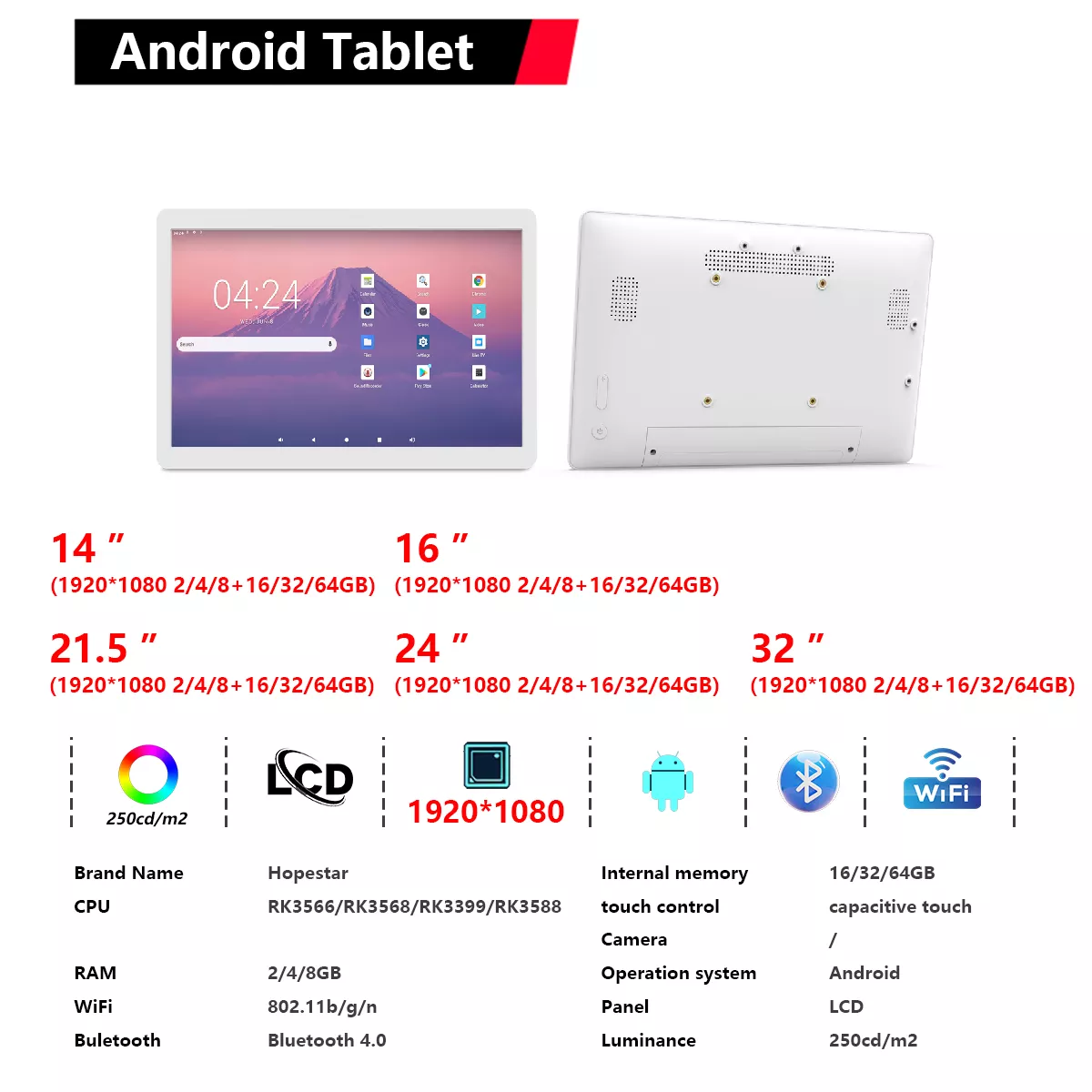 Android Tablet source factory, support OEM/ODM