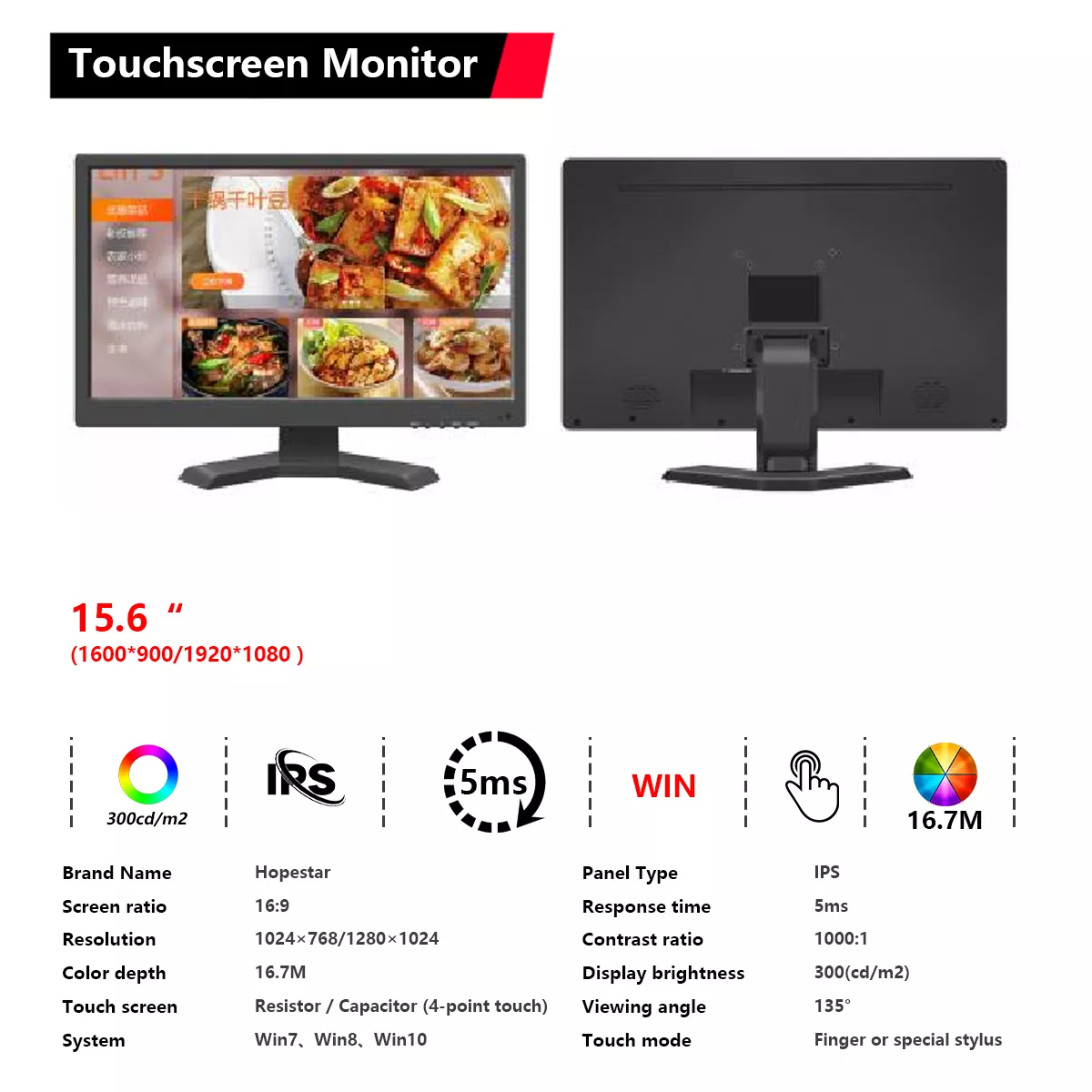 Capacitive touch screen source factory, support OEM/ODM