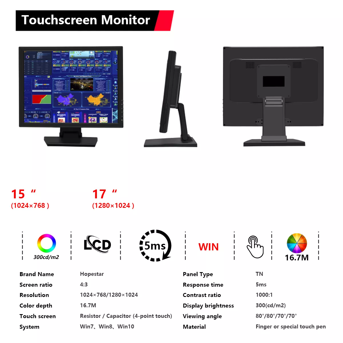 Capacitive touch screen source factory, support OEM/ODM