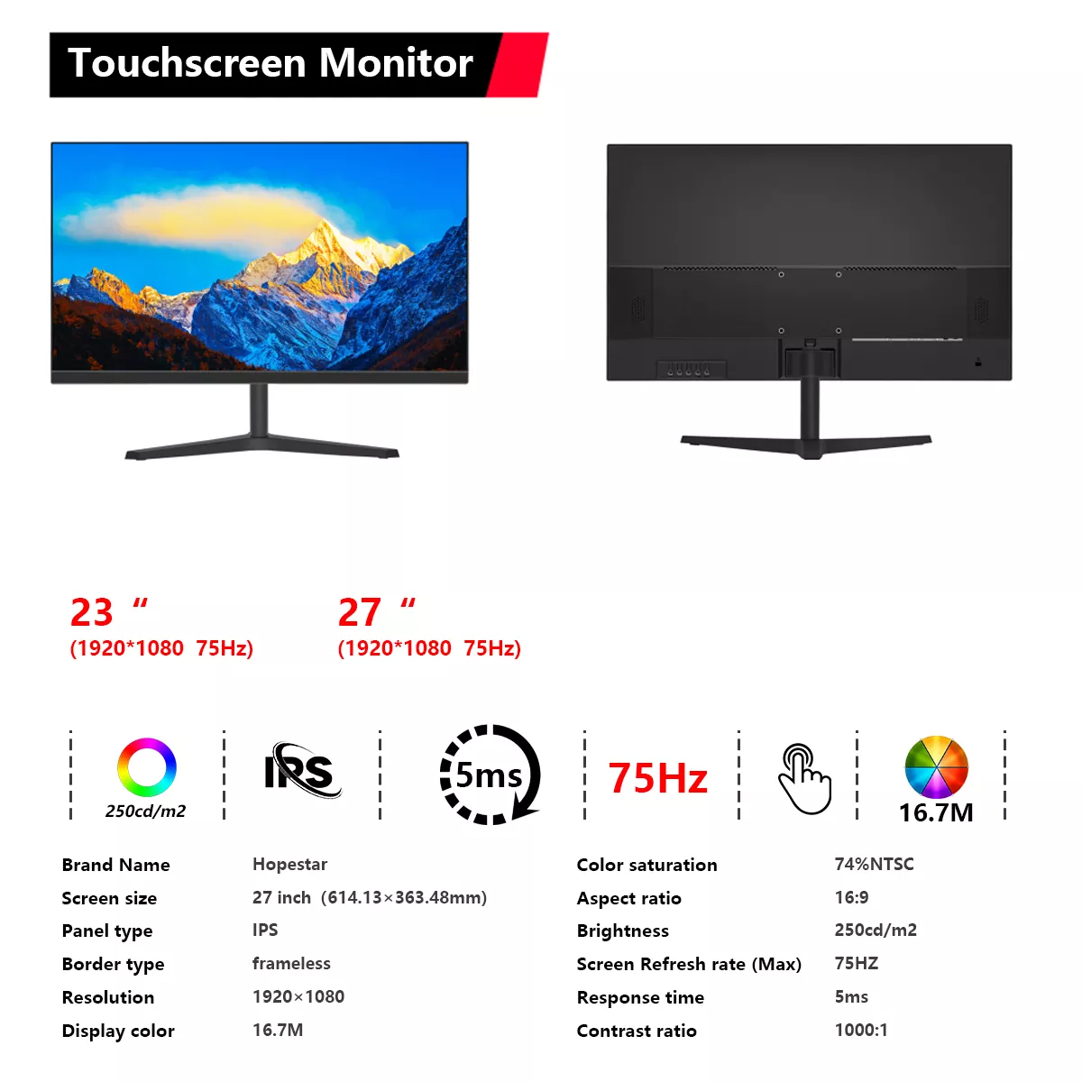 Capacitive touch screen source factory, support OEM/ODM