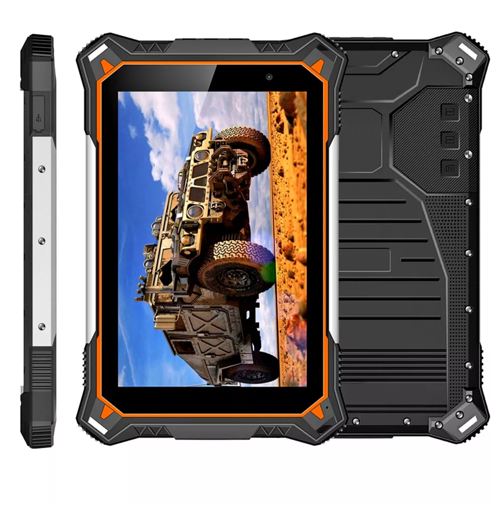 8 Inch Tablet PC 4GB 64GB Industrial Rugged NFC Android 8.1 Rugged Three-proof Tablet Manufacturer