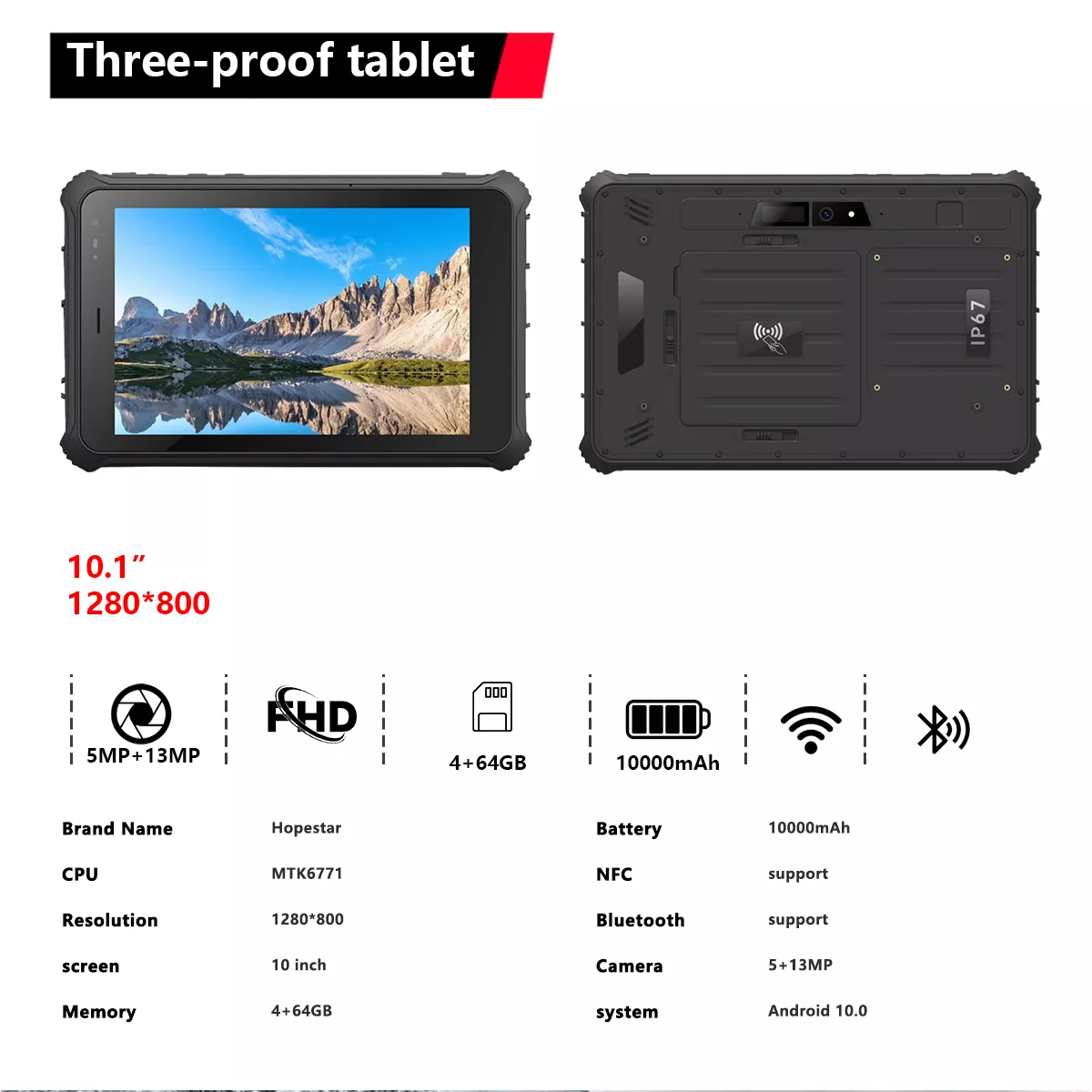 Three-proof tablet source factory, support OEM/ODM