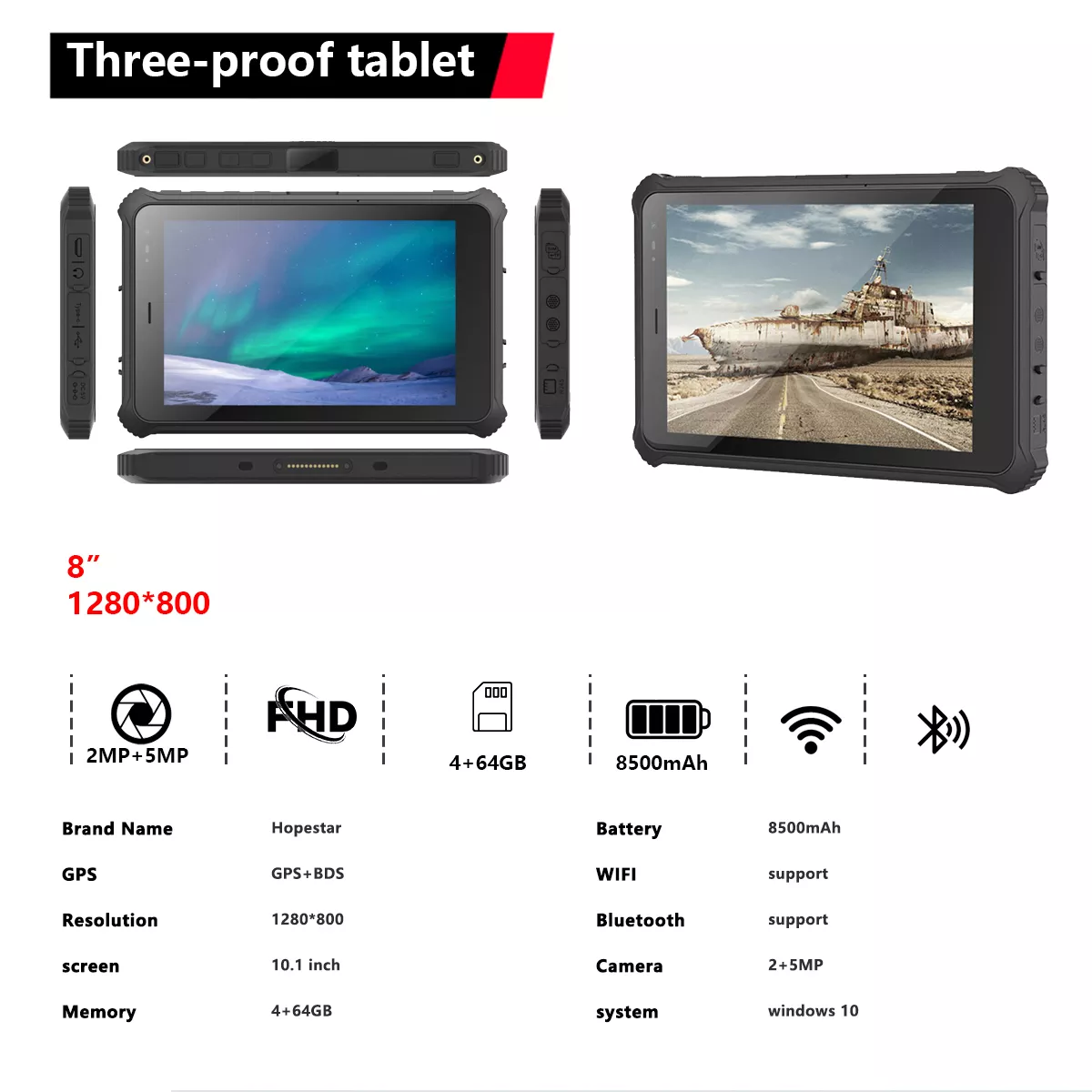 Three-proof tablet source factory, support OEM/ODM