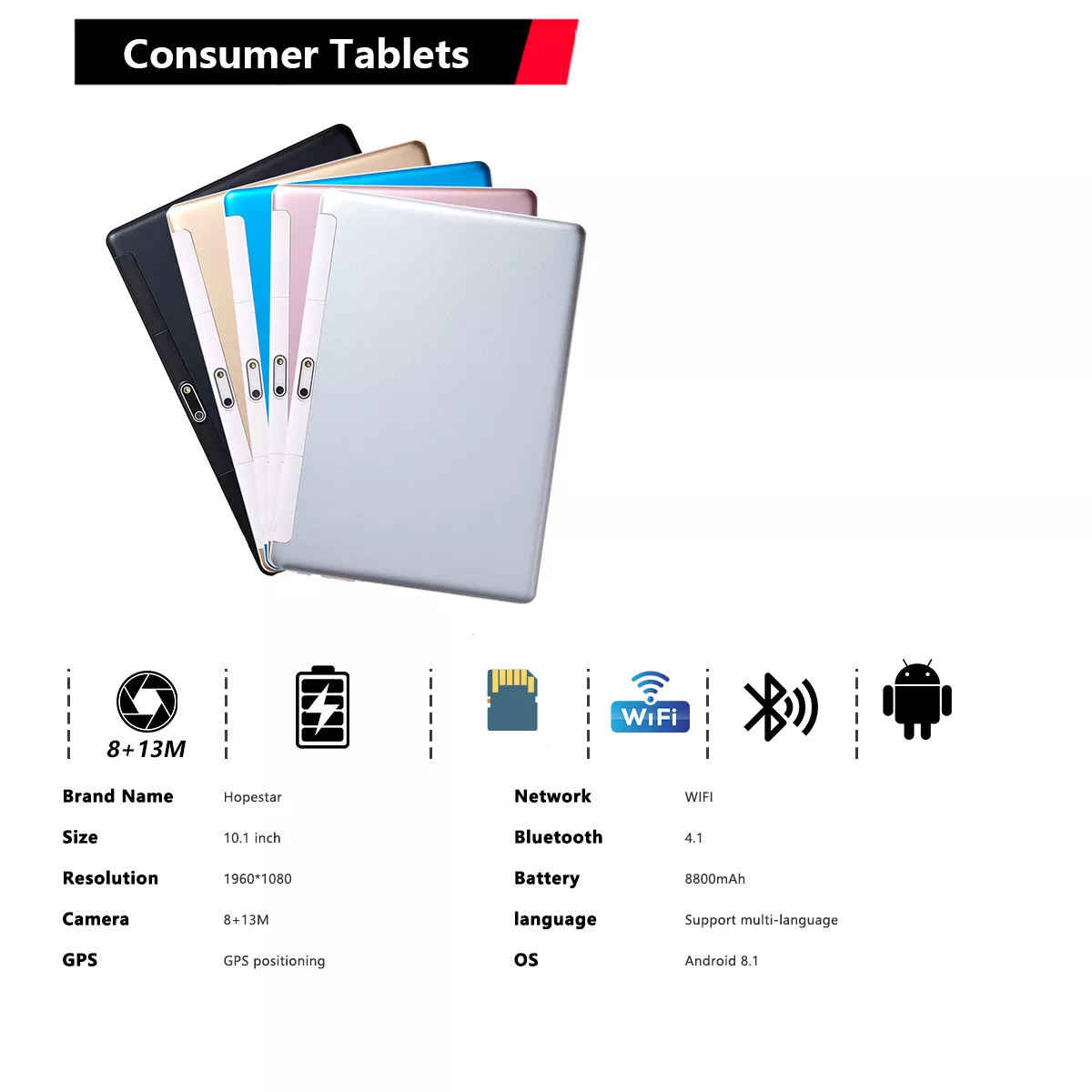 Consumer tablet source factory, support OEM/ODM