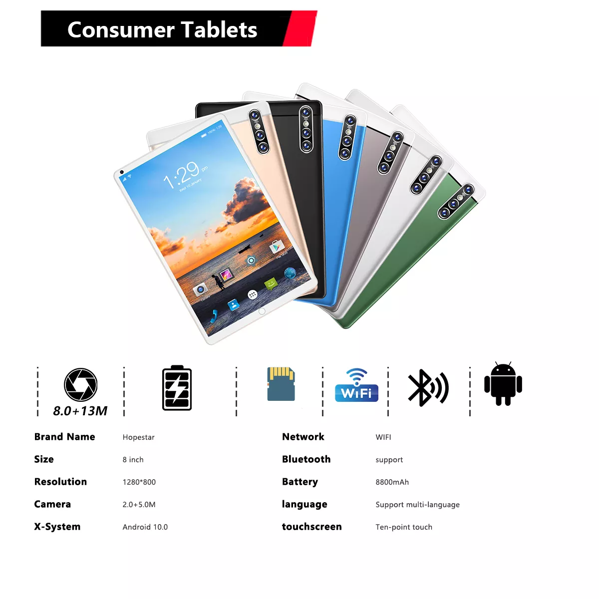 Consumer tablet source factory, support OEM/ODM