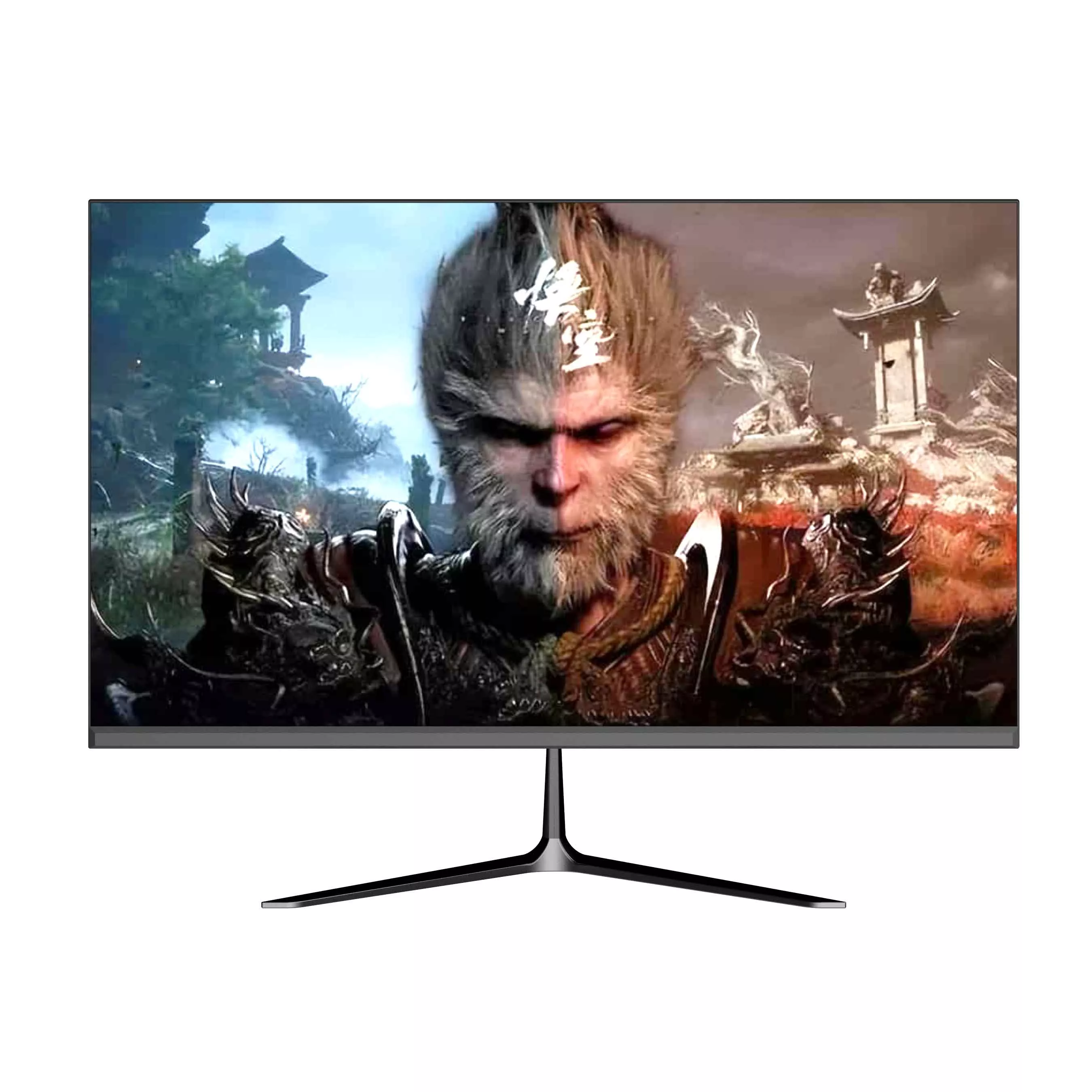 Wide 21.45 Inch Borderless Display Screen Flat 75Hz 1K Office Home Computer Monitors Gaming